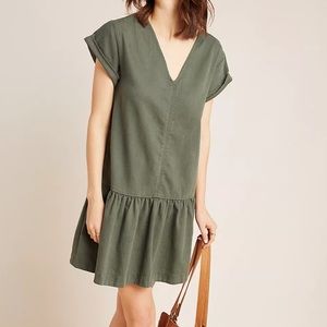 anthropologie | maeve | tiana flounced tunic dress